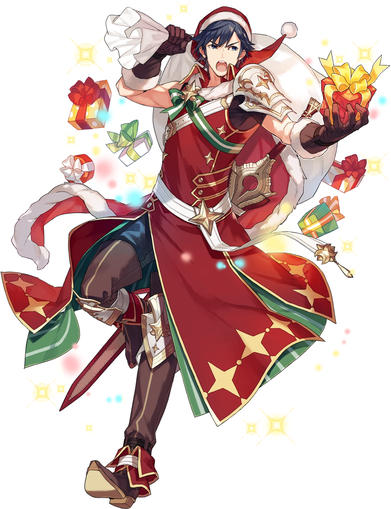 Gifted Leader Attack Stance Fire Emblem Heroes / Awakening - Fire Emblem Heroes Easter Chrom Clipart (1684x1920), Png Download