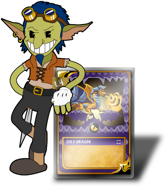 Golddragonlean - Cartoon Clipart (640x788), Png Download