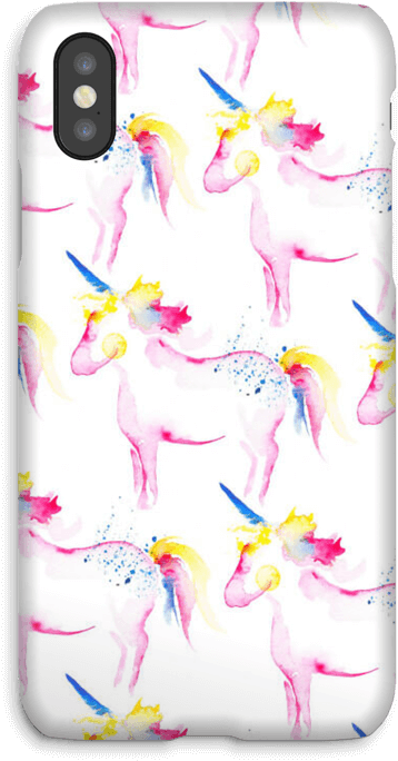 Unicornios Funda Iphone X - Mobile Phone Case Clipart (499x800), Png Download