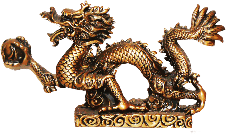 Download - Black Feng Shui Dragon Clipart (800x577), Png Download