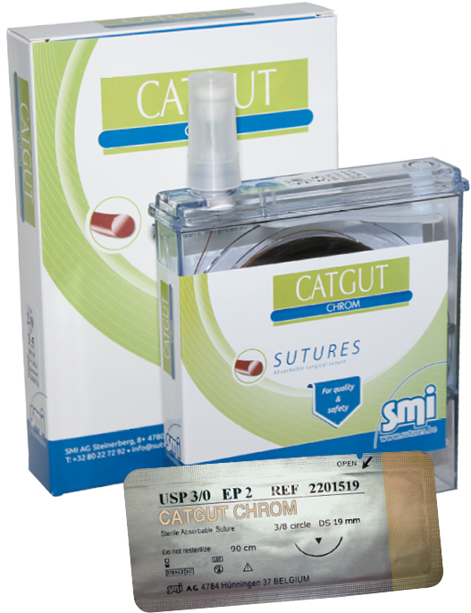 Veterinary - Catgut Chrome - Benang Bedah Smi Clipart (527x686), Png Download