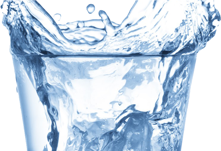 Noor Canal Espiritual - Water In A Glass Png Clipart (960x504), Png Download