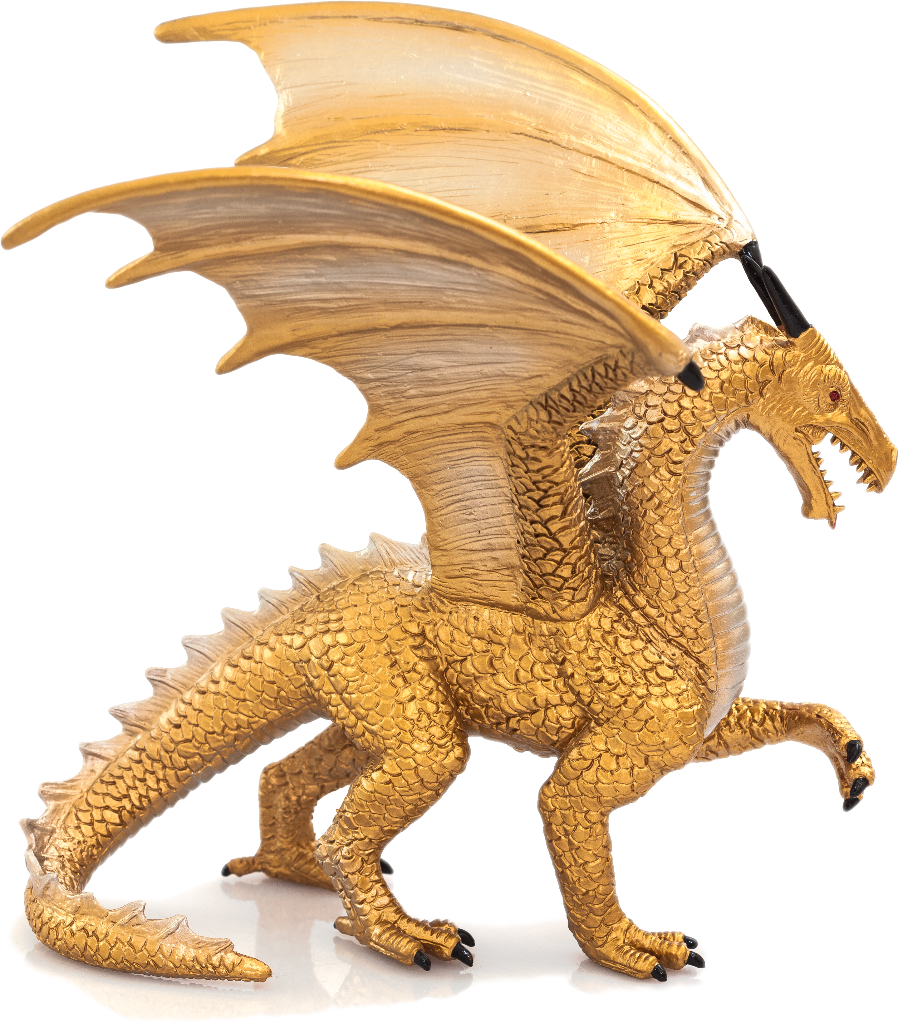 Fantasy & Figurines - Gold Dragon Clipart (3159x3383), Png Download