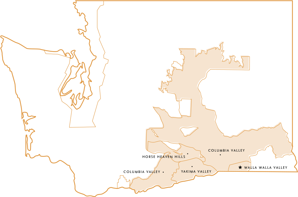 Located In The Northeastern Corner Of The Walla Walla - Map Clipart (1046x724), Png Download