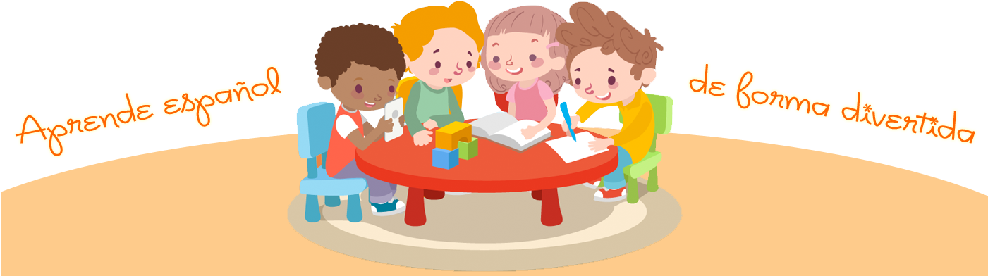 Spanish Family Group - 一起 学习 卡通 Clipart (1400x400), Png Download