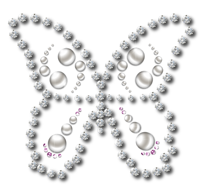 Clipart Scrap Butterfly Photo Z1 Zps9aad0c4a - Mariposa De Perlas Png Transparent Png (641x640), Png Download