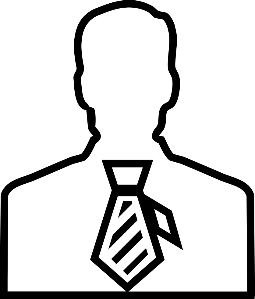 Png File - Executive White Icon Png Clipart (837x980), Png Download