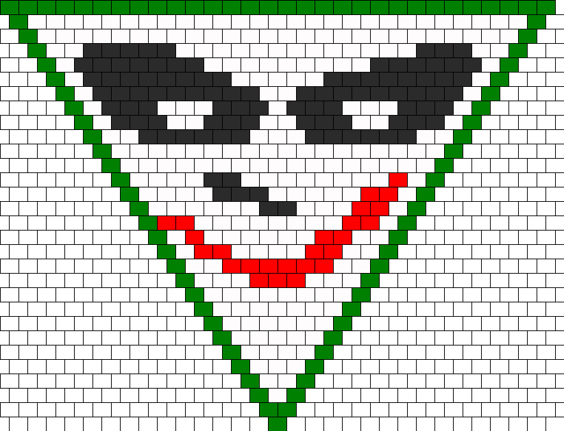 Batman Joker Bandana Bead Pattern - Joker Clipart (823x630), Png Download
