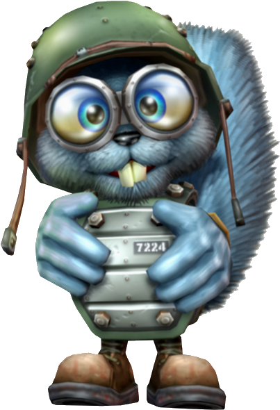 3 - Xbox360orps3orpc - Conker's Bad Fur Day Soldier Clipart (504x646), Png Download
