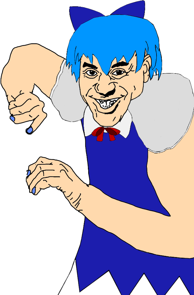 Strong Cirno Clipart (680x1010), Png Download