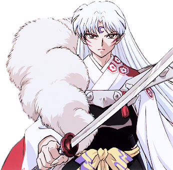 Sesshomaru Sticker - Inuyasha Sesshomaru Clipart (381x345), Png Download