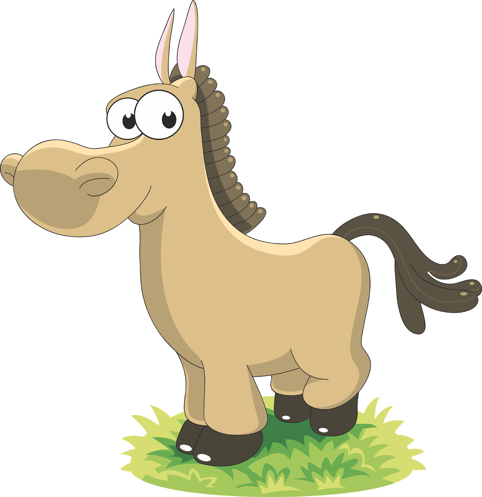 Horse Cartoon, Horse Cartoon Png, Horse Cartoon Transparent - Horse Image Cartoon Free Clipart (1550x1600), Png Download