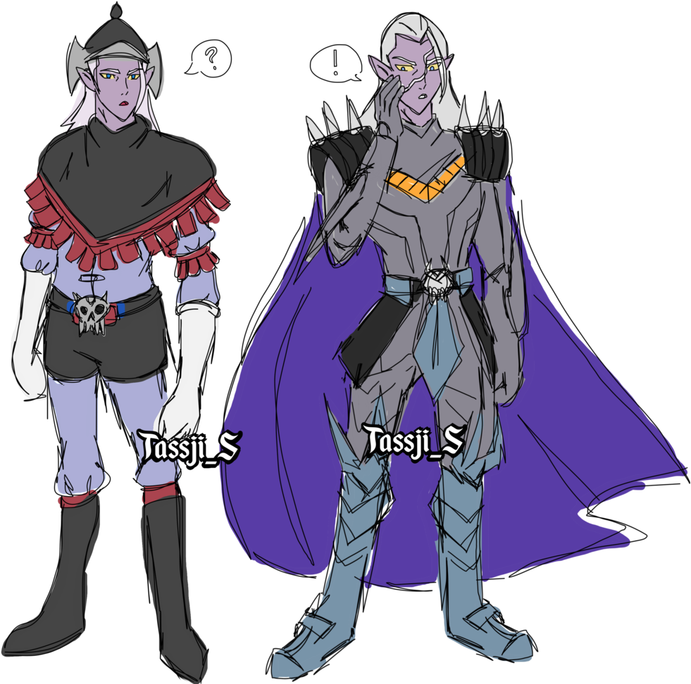 Tassji S After Drawing Lotor As Sesshomaru, I Continued - Voltron Force Lotor Clipart (981x972), Png Download