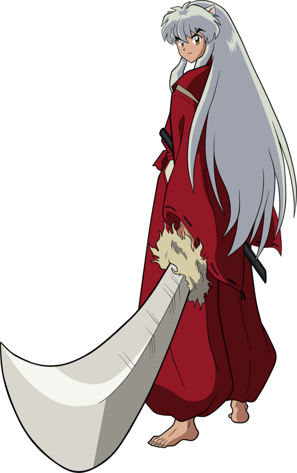 Download Inuyasha Png Transparent Image For Designing - Inuyasha Clipart (1000x1595), Png Download