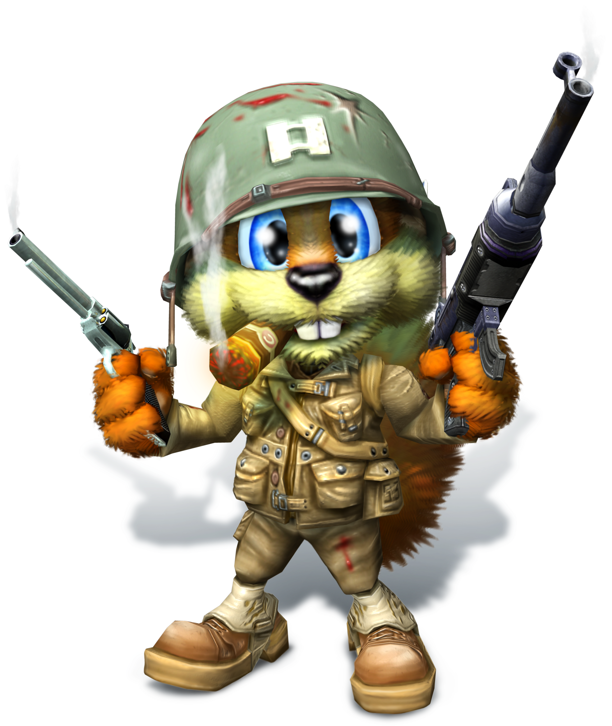 Big Yellow Southern Penis - Conker Soldier In Conker Live And Reloaded Full Hd Clipart (2142x2500), Png Download
