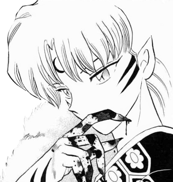 Sesshomaru Manga Clipart (742x587), Png Download