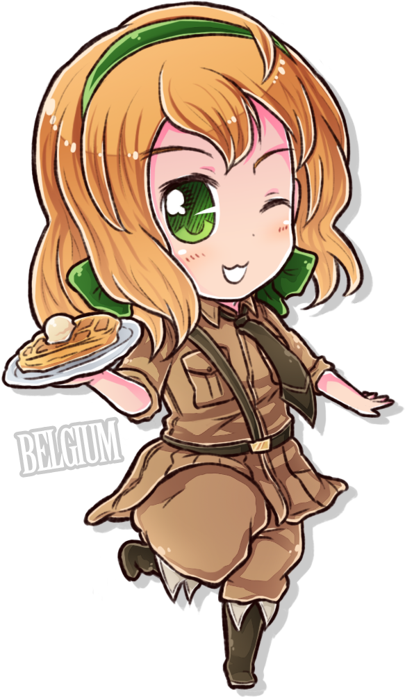 Hetalia Images Hetalia Chibi Hd Wallpaper And Background - Hetalia Belgium Chibi Clipart (583x1004), Png Download