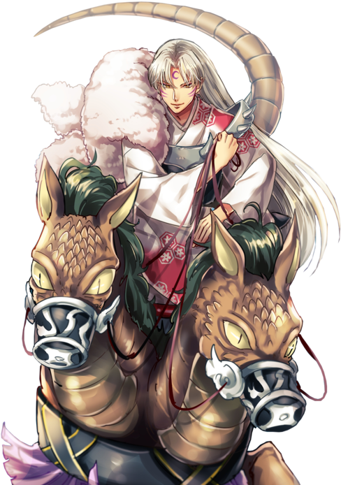 Sesshomaru Sticker - Un Inuyasha Clipart (508x700), Png Download