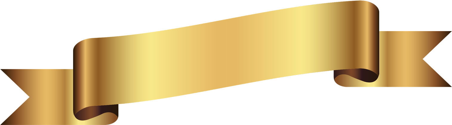 Fitas Dourada Fitas Dourada - Background Layout Png Clipart (1600x532), Png Download