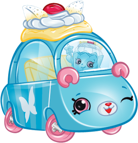 Shopkins Cutie Cars Season 3 List Of Characters Fairycake - Cartoon Clipart (746x641), Png Download