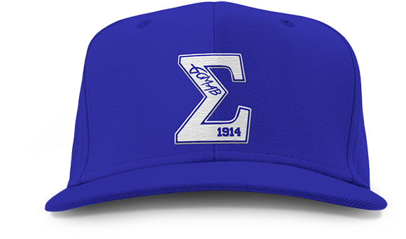 Phi Beta Sigma Embroidered Varsity Snap Back Hat - Baseball Cap Clipart (628x720), Png Download