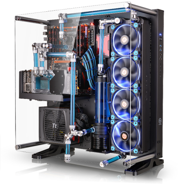 Pc Gaming Water Cooling Clipart (600x648), Png Download