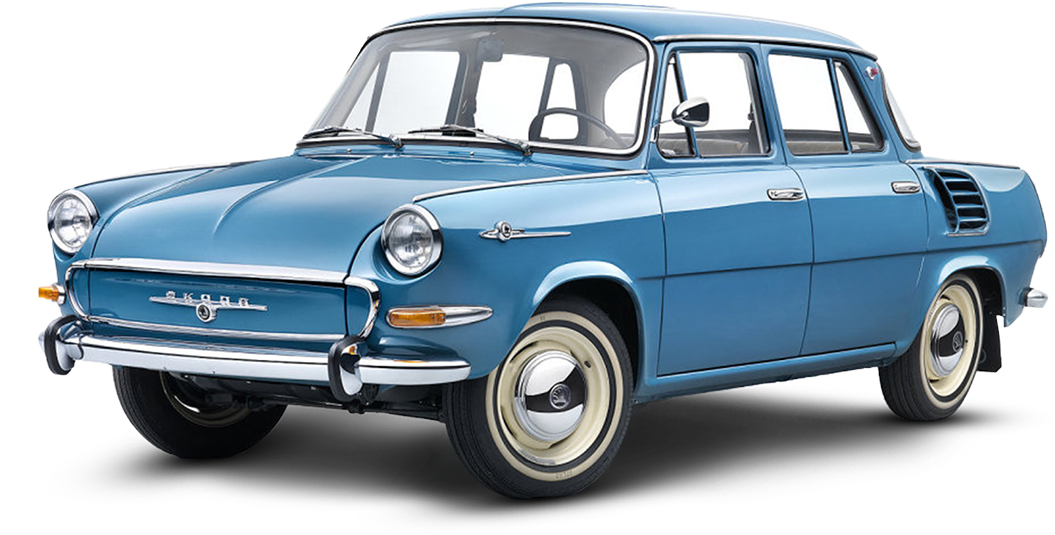 Škoda 1000 Mb - Škoda 100 Png Clipart (1400x570), Png Download