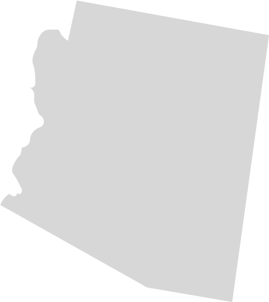 Arizona State White Png , Png Download - Silhouette Clipart (534x599), Png Download