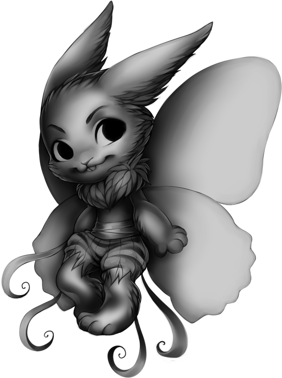 Furvilla Quetzal Palace Fairy Rabbit - Illustration Clipart (905x1211), Png Download