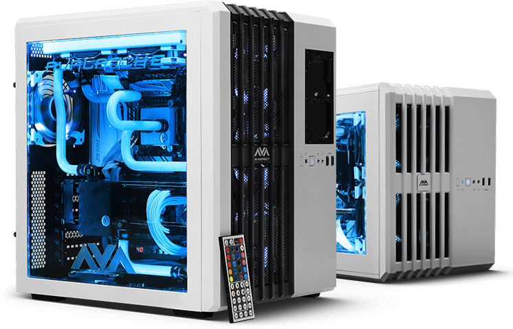 Cyber Monday Liquid Cooled Computer Special Savings - Gaming Computer Clipart (750x551), Png Download