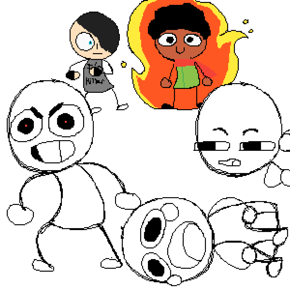 I Smell Something Burning - Drawing Clipart (1200x1200), Png Download