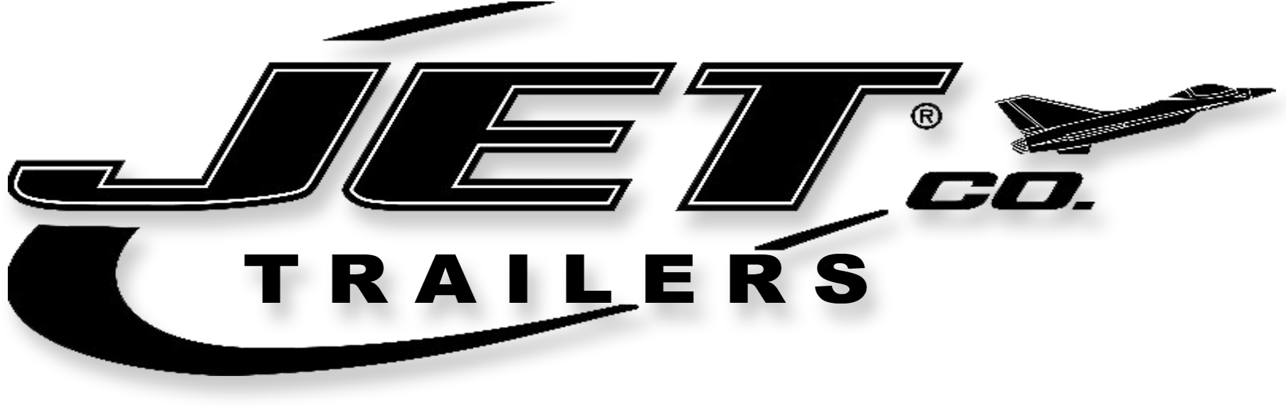Jetlogonew - Jet Trailers Logo Clipart (1808x700), Png Download