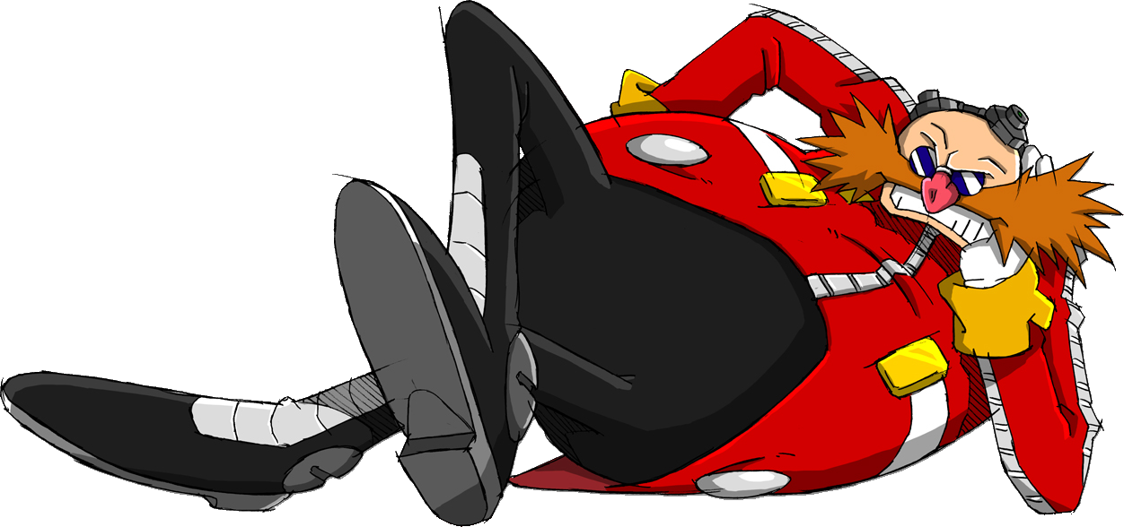 Thicc Eggman Clipart (1252x588), Png Download