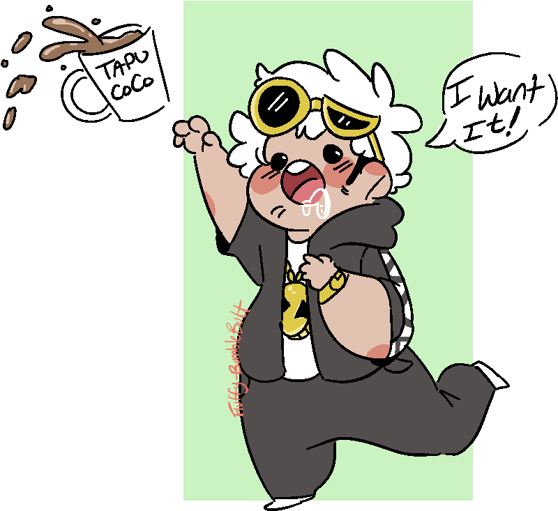 Guzma , Png Download - Cartoon Clipart (800x733), Png Download