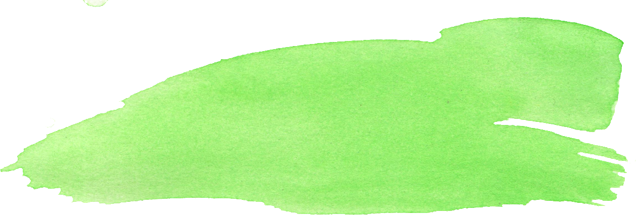 Watercolor Brush Stroke Yellow Green Png , Png Download - Watercolor Stroke Yellow Green Clipart (1258x425), Png Download