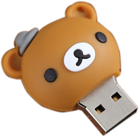Cartoon Pen Drive Wedding Gift Bride / Groom Usb Flash - Usb Flash Drive Clipart (750x750), Png Download