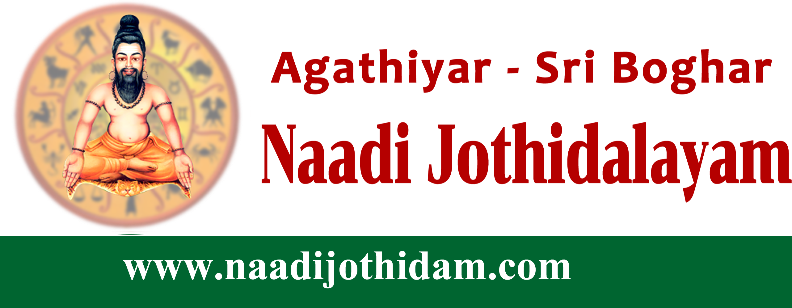 Famous Naadi Jothidar In Padi - Astrology Clipart (2563x1015), Png Download
