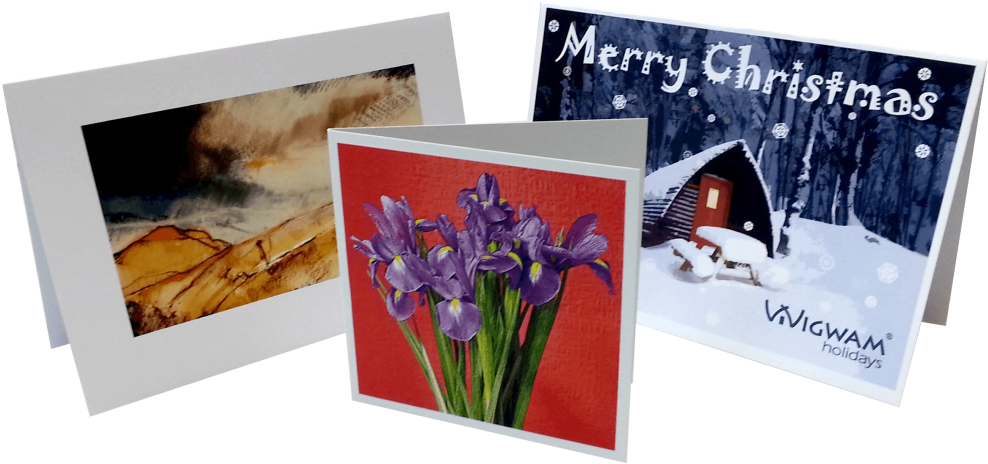 5″ X 7″ Greeting Cards - Printed Com Greetings Cards Clipart (1000x475), Png Download