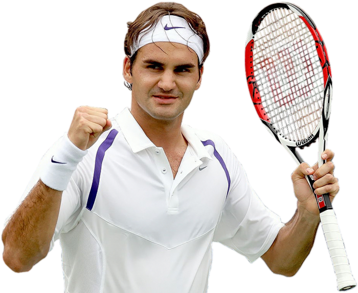 Roger Federer Png Transparent Images - Roger Ferderer Clipart (700x574), Png Download