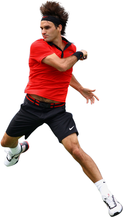 Roger Federer1 Photo Rogerfederer - Kick Up A Soccer Ball Clipart (514x799), Png Download