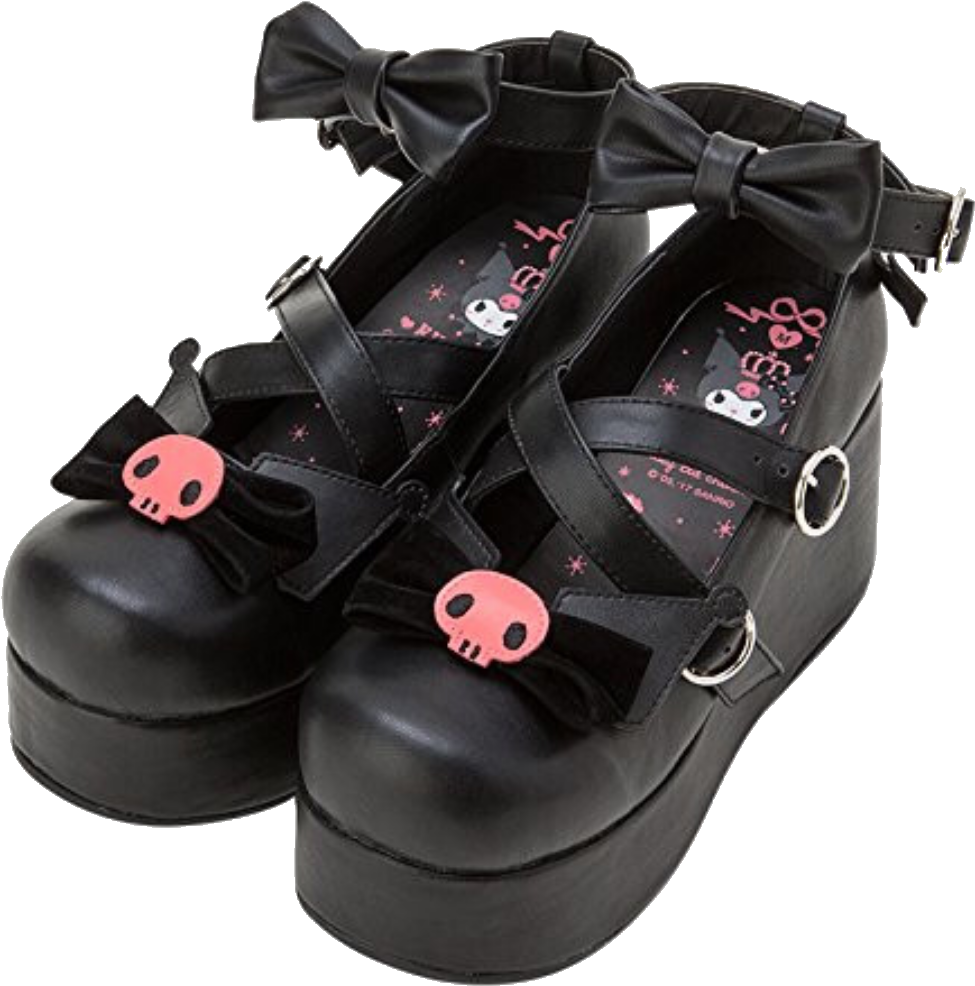 Kuromi Platform Shoes 🎀 - Kuromi Merch Clipart (1242x1242), Png Download