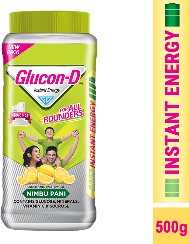 Glucon-d Powder Nimbu Pani - Glucon D Orange Flavour Clipart (1000x1000), Png Download