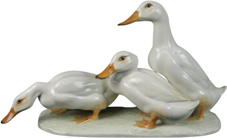White Duck Png Image - Figurine Clipart (737x737), Png Download
