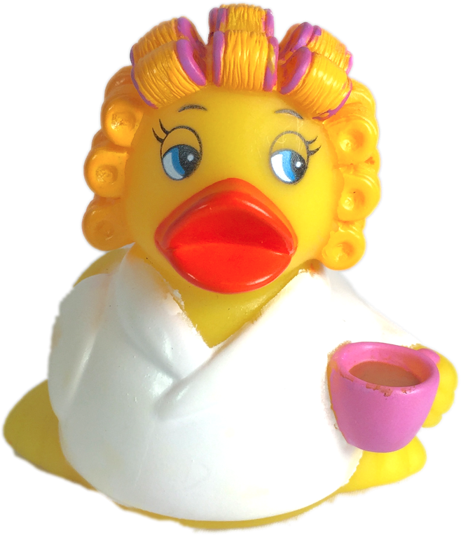 Coffee Time Rubber Duck - Coffee Duck Clipart (1280x1280), Png Download