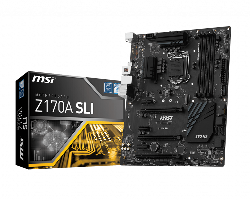 Z170a Sli - Msi Z170a Sli Clipart (1024x820), Png Download