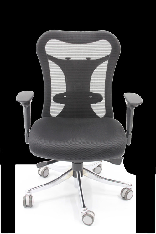 Ergonomic Revolving Chair - Office Chair Clipart (498x747), Png Download