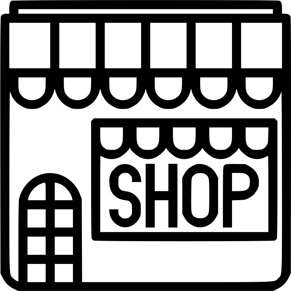 Svg Shop Retail - Wordpress Shop Icon Clipart (981x980), Png Download