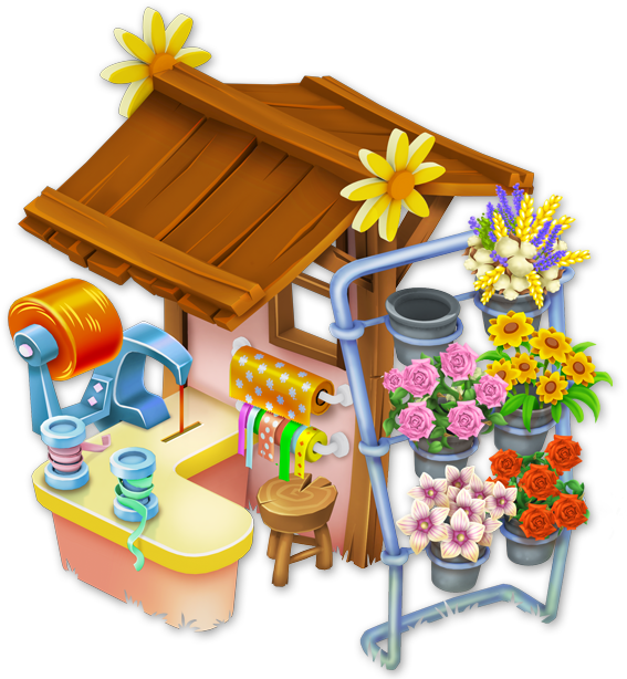 Shop Clipart Bouquet - Florist - Png Download (615x615), Png Download