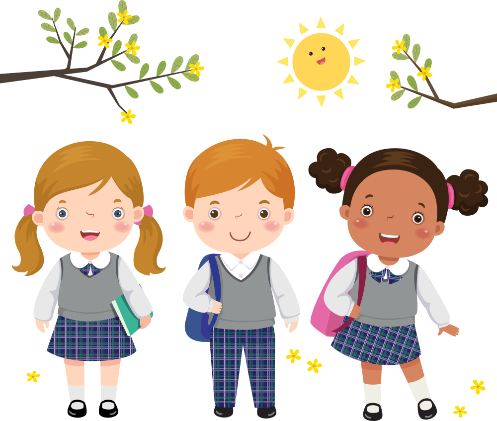 Children Clipart Uniform - School Uniform Clipart - Png Download (1000x847), Png Download