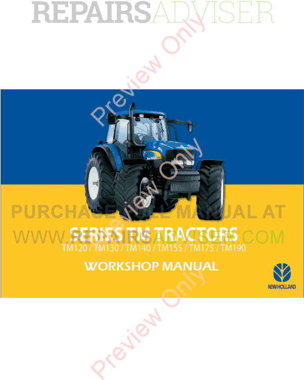 New Holland Tc33d Repair Manual Livinsun Rh Livinsun - New Holland Tm 140 Manual Clipart (600x800), Png Download